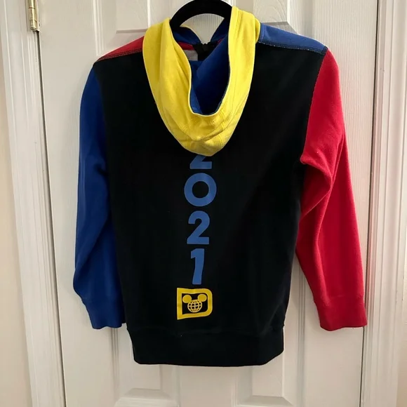 Disney Multicolor Mickey Mouse 2021 Hoodie - Picture 2 of 2